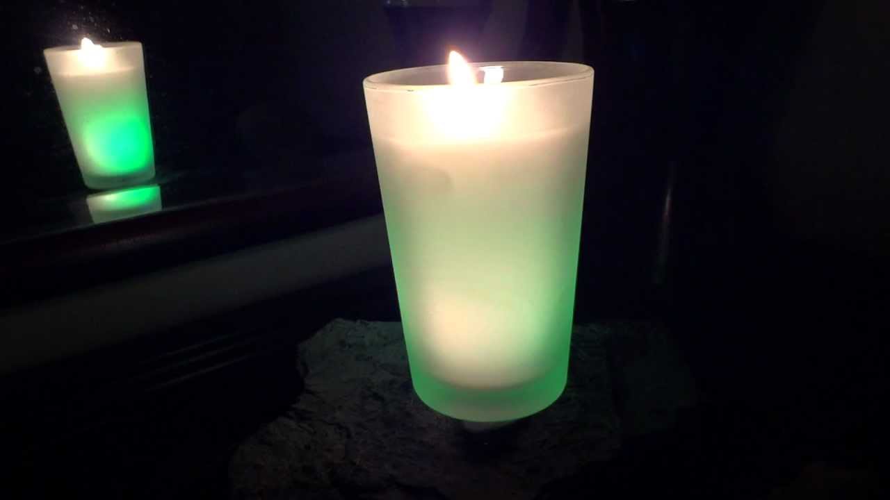 Air Wick Color Changing Candle - YouTube
