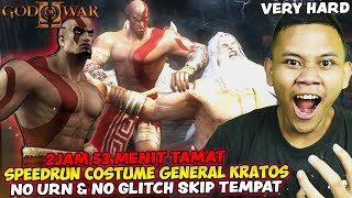 Pakai Costume Ampas Ini Aku Berhasil Tamat Di Bawah 3 Jam General Kratos Very Hard Glitchless Gow 2