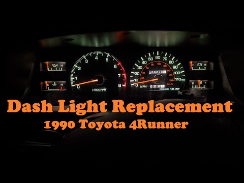 Dash lights burn out on your 4Runner?