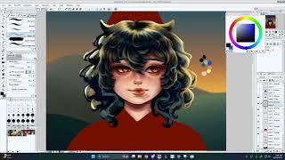 Human Witch Dagger Mae Speedpaint (NITW, art timelapse)
