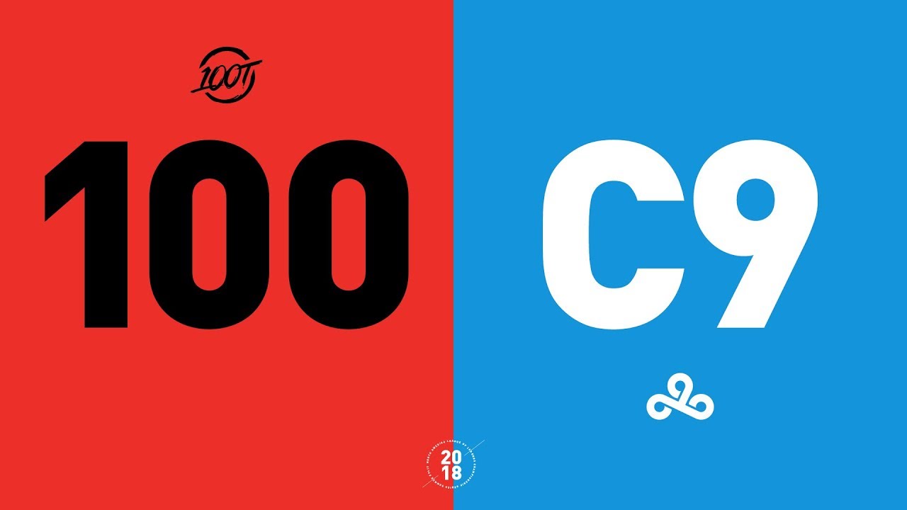 100 vs. C9 - NA LCS Week 9 Match Highlights (Summer 2018)