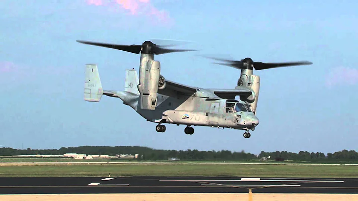 First flight U.S. Marine Corps MV-22 Osprey