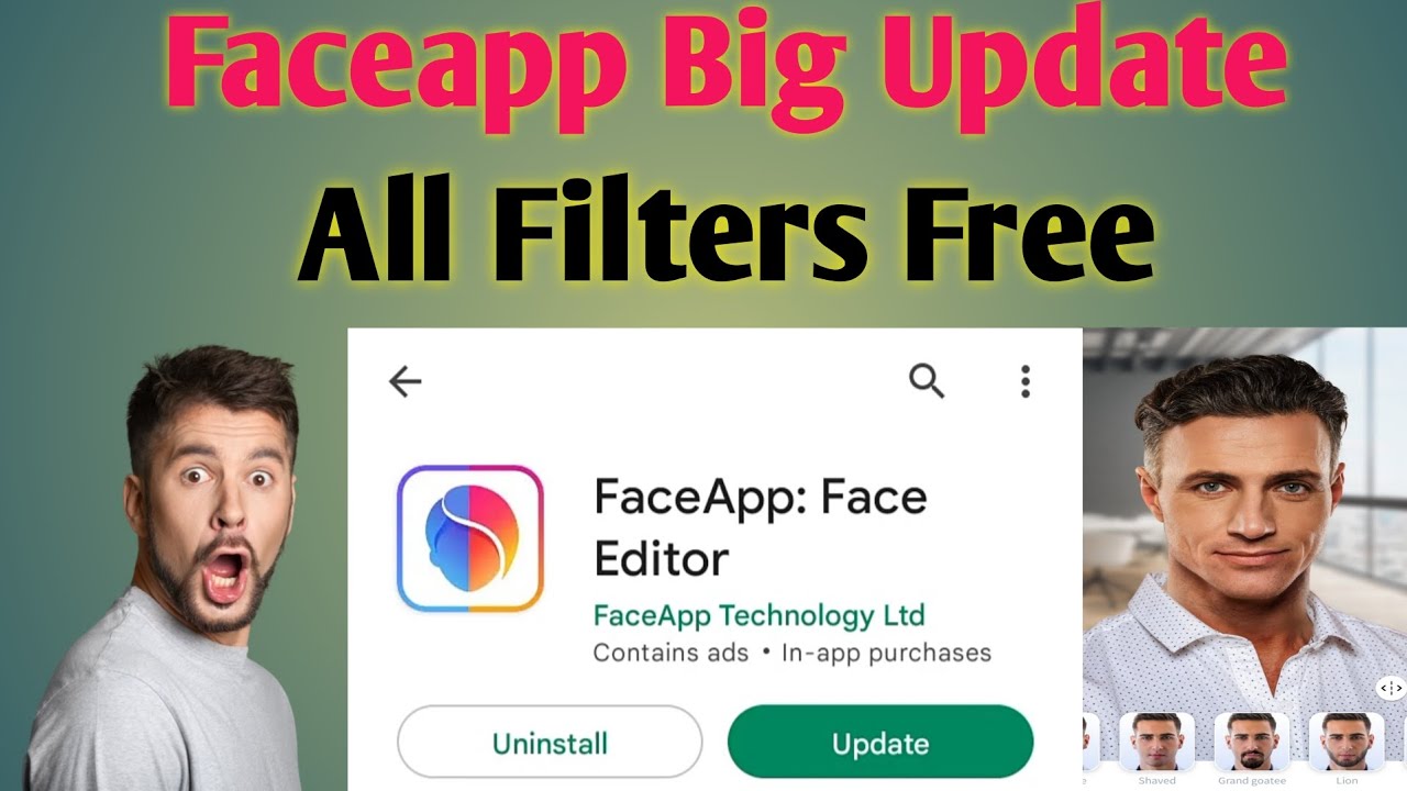 How To Update Faceapp In 2022Faceapp Unlocked All Filters 2022Abdul