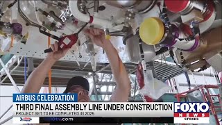 Third and final assembly line under construction at Airbus
