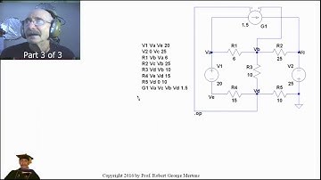EEP Electrical Networks Chapter 4 Problem 6 Superposition Part 3 of 3