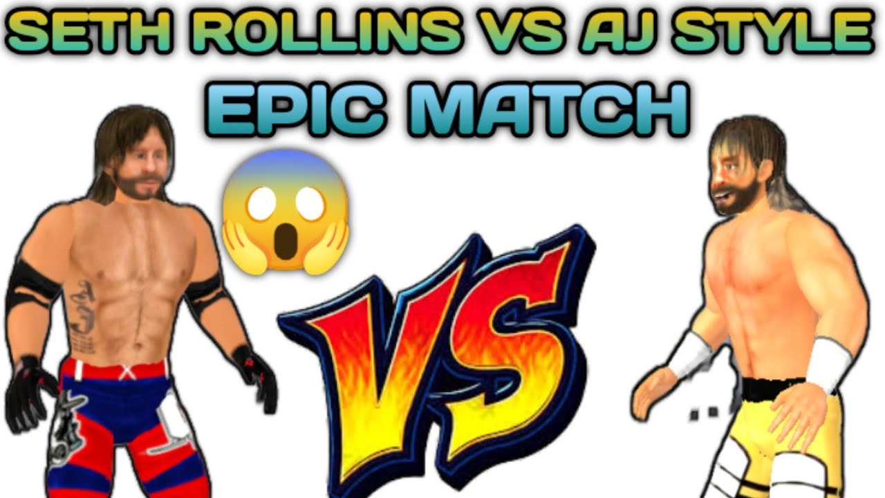 🏆🔥 Seth Rollins vs AJ Styles | Hindi Commentary | Full Action Wrestling Video ⚡