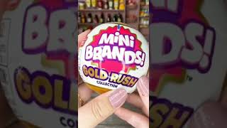 Mini Brands Gold rush Opening #shorts