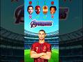 Cristiano Ronaldo vs Marvel Spider Man vs Iron Man vs Ishowspeed! Ronaldo Ask?? #shorts