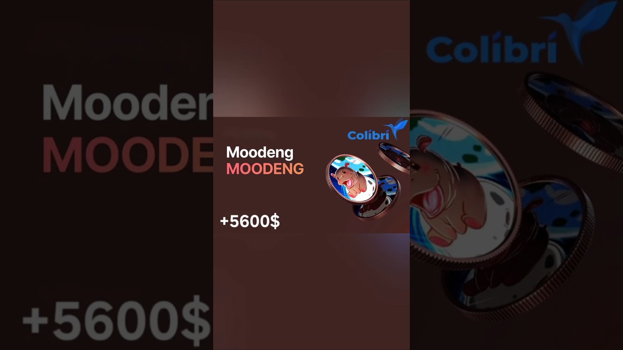 +5600$ MOODENG/  Bybit Futures 🔺Пробой часового уровня в шорт.В видео по графику показывает уровень