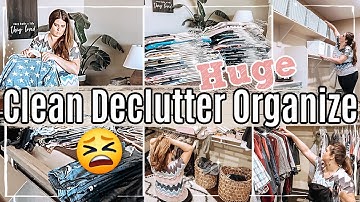 HUGE! Master Closet Transformation 2022 :: Extreme Clean Declutter & Organize With Me 2022