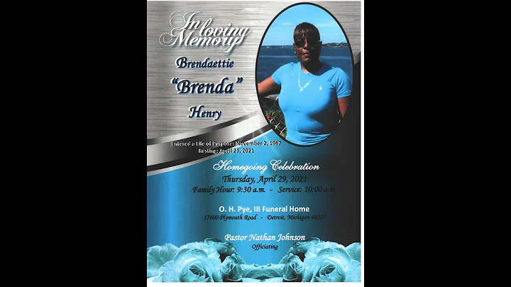 Homegoing Services For Brenda Henry