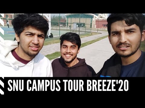 [4k] Shiv Nadar University Breeze'20 Campus Tour | Sports and Cultural Fest | Hostel | Sports Ground