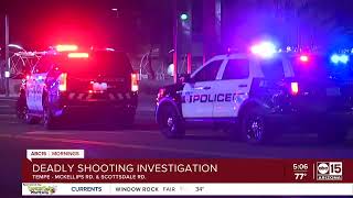 Deadly shooting under investigation near Scottsdale and McKellips roads