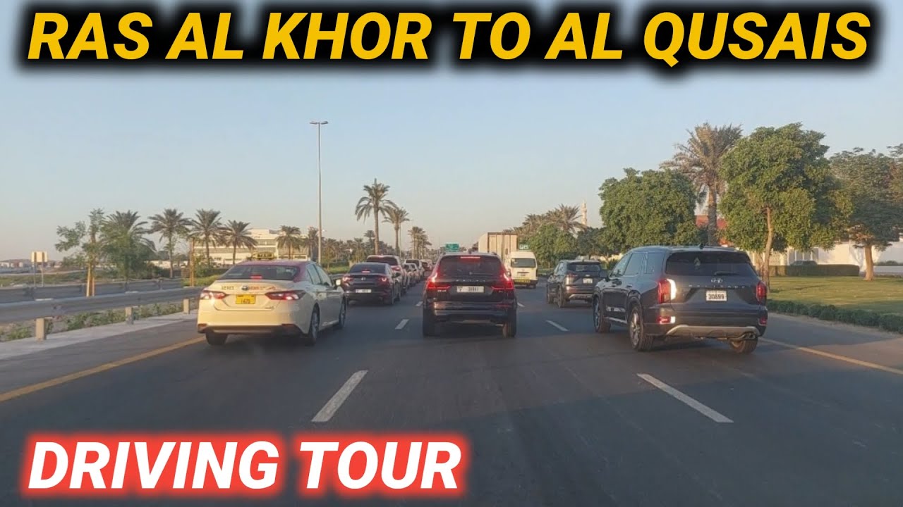 Ras Al Khor To Al Qusais Dubai Driving Tour | Dubai City 