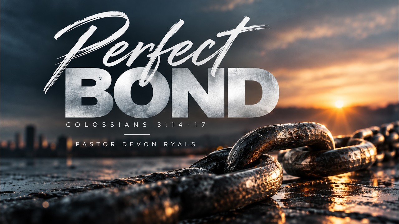 Sunday AM | Perfect Bond | Pastor Devon Ryals | 9.13.26