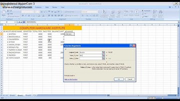 MS EXCEL 2007 HINDI TUTORIAL PART 10