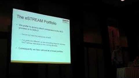 EC08 Rump 24, Bart Preneel