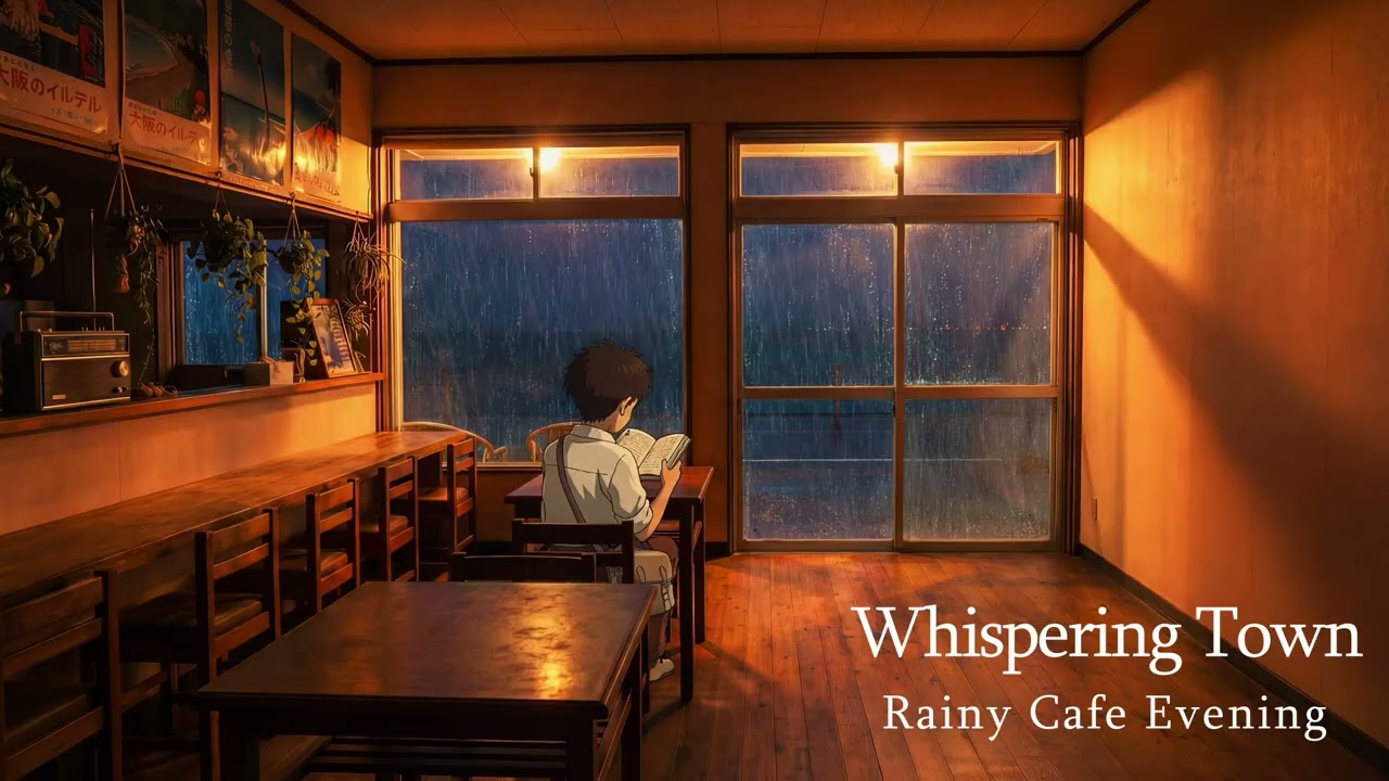 1986 Rainy Night by the Sea 🌊 | Whispering Town, Japan (4 Hours Ambience)
