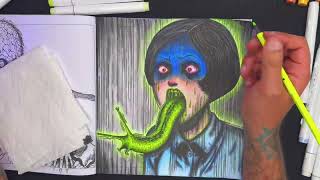 Coloring With Mama Mochi Ep 01 Junji Ito Collection: A Horror Coloring Book