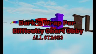 Dark's Wrap Per Difficulty Chart Obby [ALL STAGES]