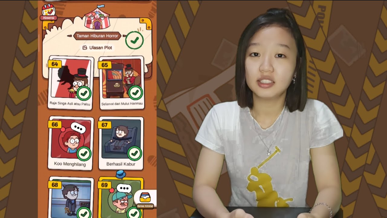 Jawaban Case Hunter Taman Hiburan Horror Level 64 65 66 67 68 69 Bahasa