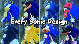 Sonic Frontiers: Choose Your Favorite Sonic Design (Sonic Designs Compilation)
