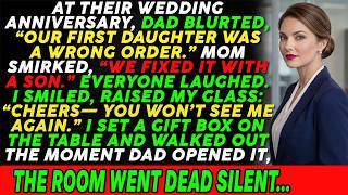 My Parents Called Me A "Wrong Order" At Their Anniversary — I Left Them A Gift That Ended Everything