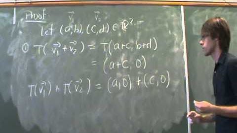 MATH 2203 - General Linear Transformations 2