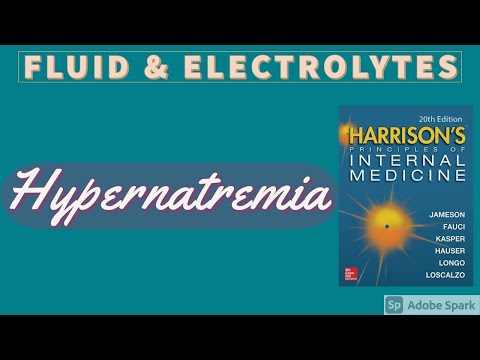 HYPERNATREMIA | Causes | Clinical Features | Diagnosis | Treatment | Harrison