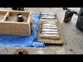 Lost foam casting - Gingery mill bed