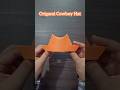 Easy Origami Cowboy Hat Simple Origami Hat Tutorial Origami Shorts