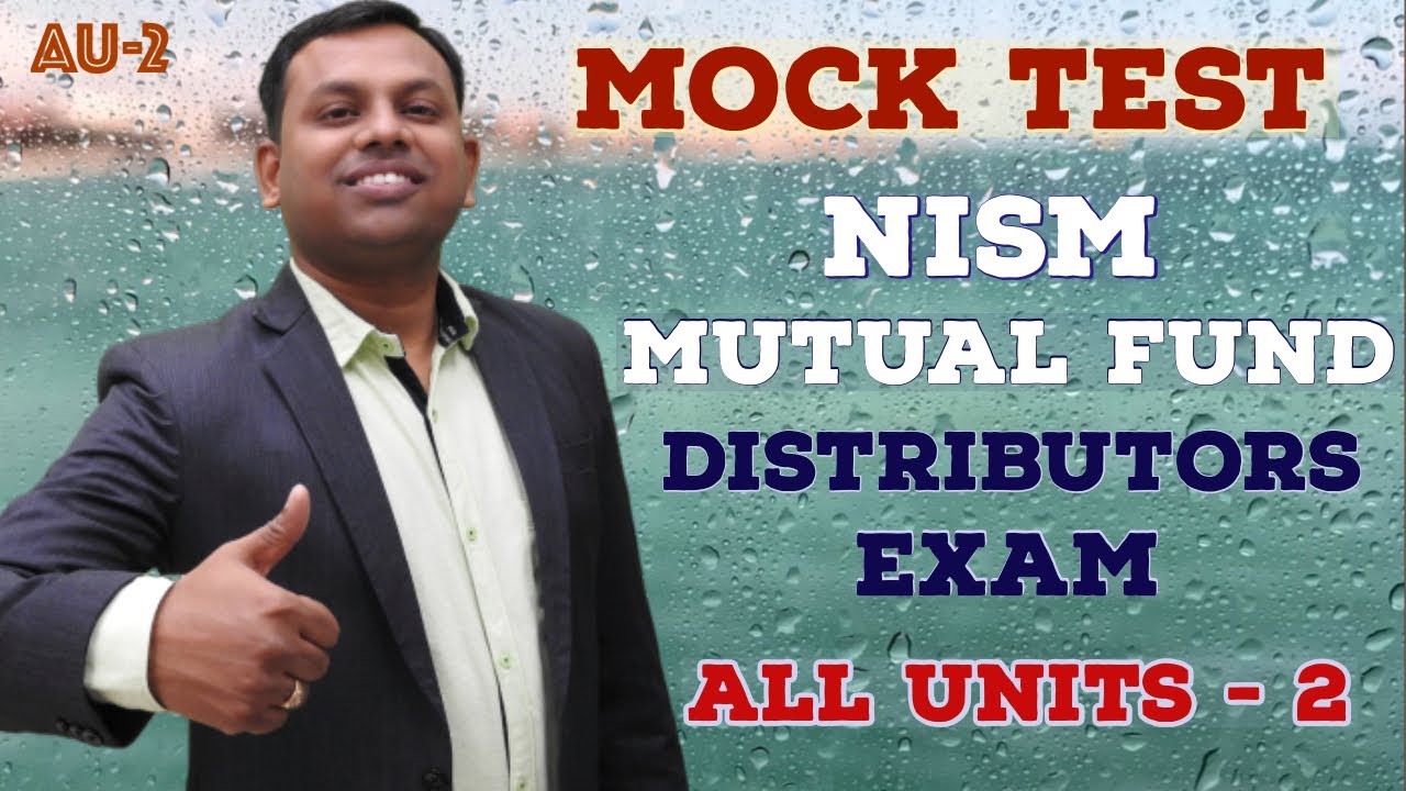 NISM Exam Preparation - Mutual Fund Mock Test All Units - 2 #nismexampreparation