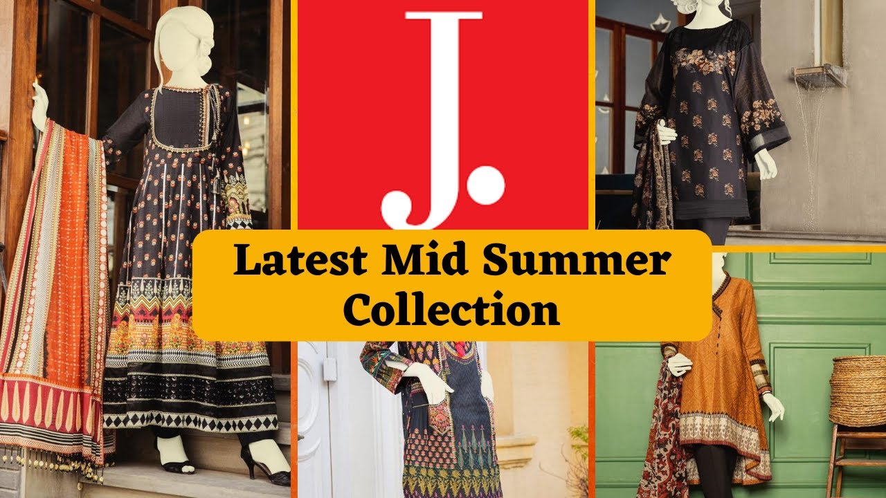 J. (Junaid Jamshed) Latest Mid Summer Collection || New Arrival 2020