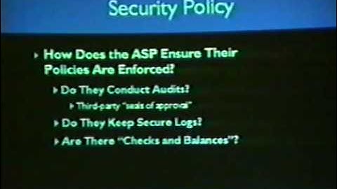 Black Hat USA 2000 - The truth about ASPs