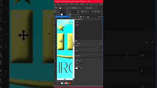 Plastic effect on text #coreldraw #design