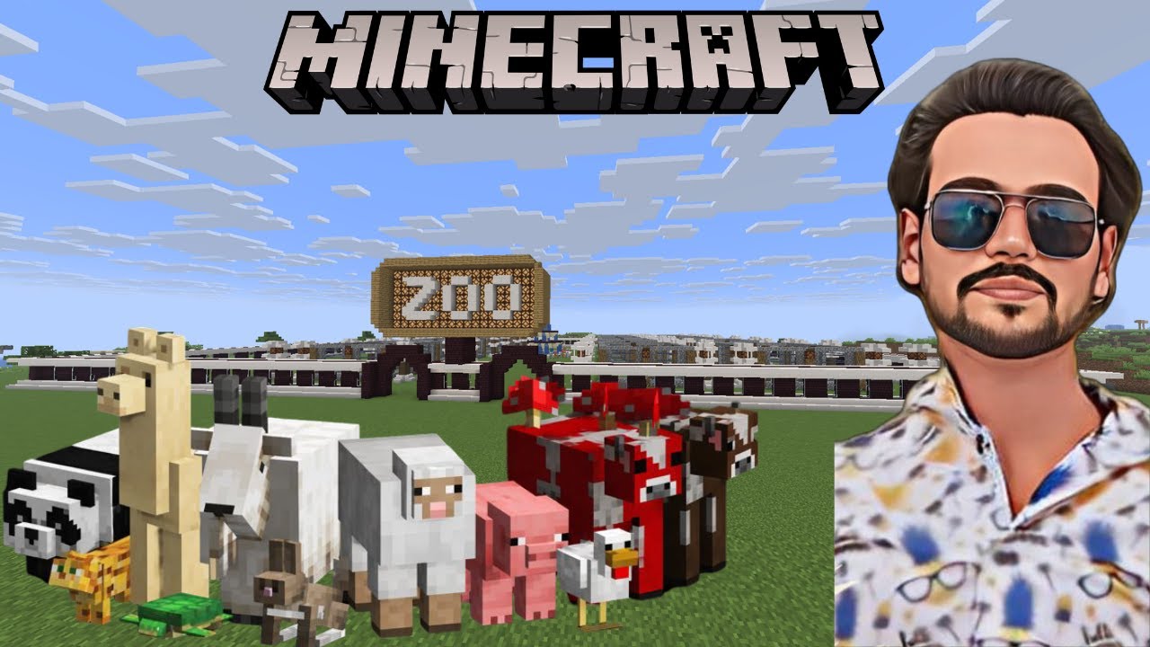 TAKING ANIMALS TO MY MINECRAFT ZOO🐼🐑🐻‍❄️ | PART #02 