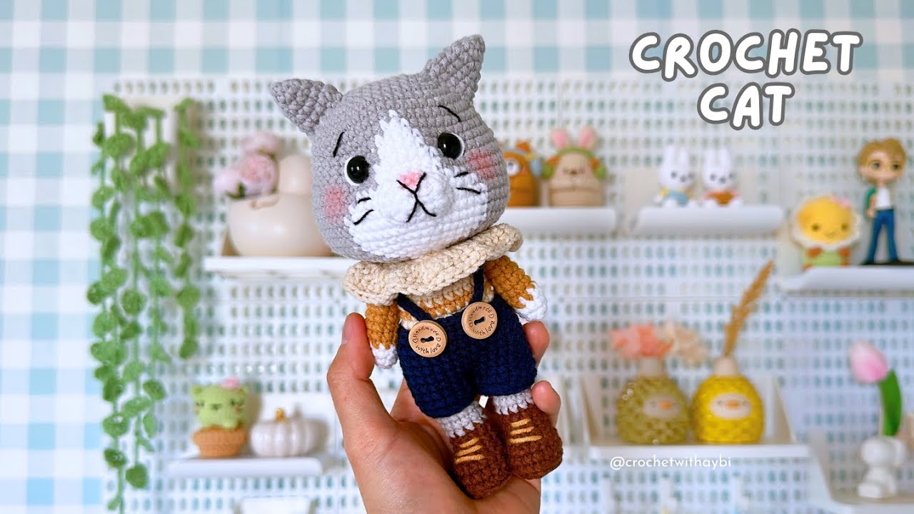 Cat Crochet Amigurumi Tutorial Part 2 | FREE PATTERN | How to Crochet Cat | Ganchillo Gato