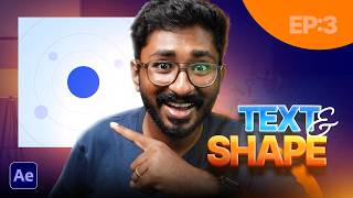 After Effects Shape & Text Animation Tutorial in Tamil | Week 03