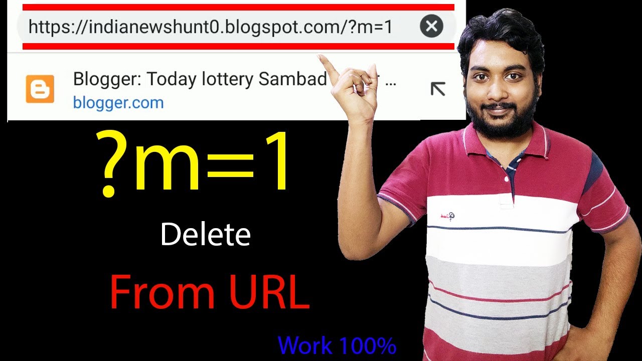 How To Remove m 1 From URL In Blogger How To Delete m 1 From URL In 