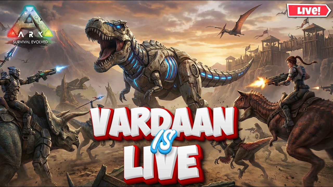 ARK Survival LIVE 🔥 Dinosaur World Me Zinda Rahenge Kya? 😱