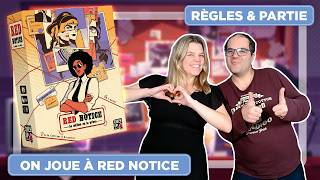 LET'S PLAY RED NOTICE! Rules + Gameplay + Review | Catch Up Games Board Game