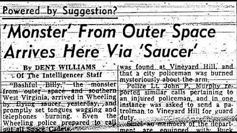 AudioBlog: A UFO and Occupant in Wheeling, West Vi...