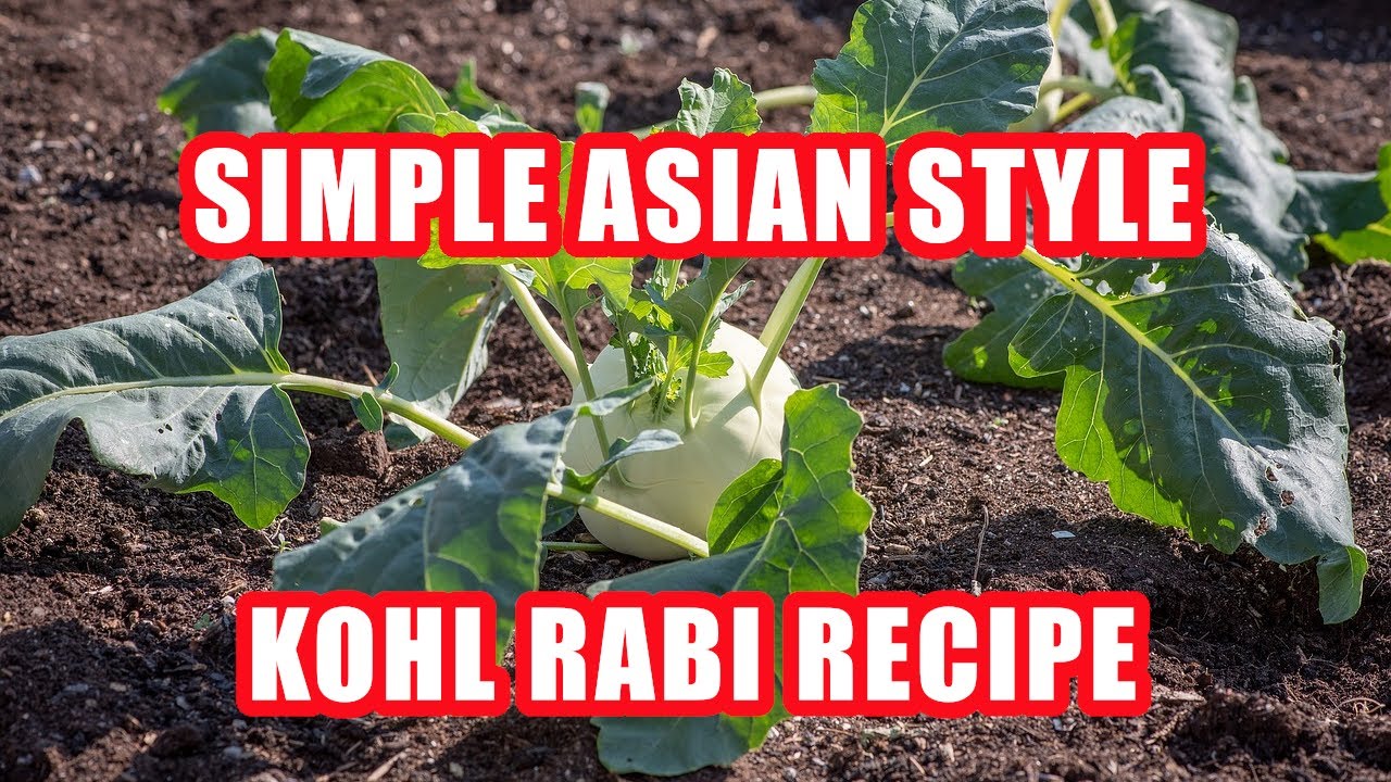 Simple Asian Style Kohl Rabi Recipe (Very Easy and Delicious) # ...