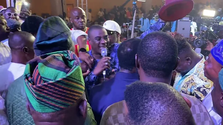 K1 DE ULTIMATE SHARES MONEY TO FUJI ARTISTES AT ALAO MALAIKA 50TH BIRTHDAY CELEBRATION