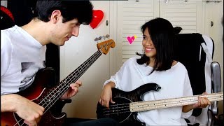 Can't Take My Eyes Off You Couple Bass Cover| 情侶雙人貝斯Cover Drungayuuu