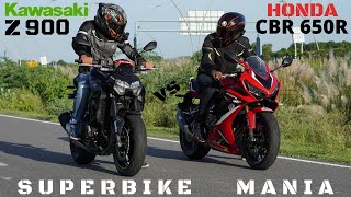Kawasaki Z900 2022 VS CBR 650R 2022 | Soncha Nahi Tha Aisa Perform karegi Z900🥺