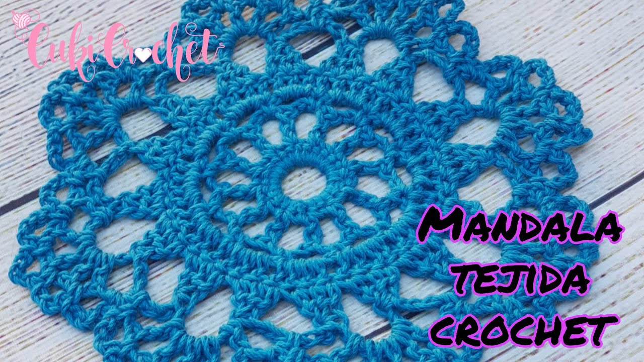 Cómo tejer a Crochet MANDALA. Mod.4