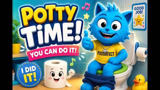 Potty Training  Blue Cat - Toddler Learning - Potty Songs for Toddlers Cocomelon fans will like this