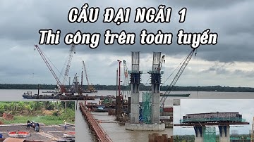 Toàn cảnh cẩu ĐẠI NGÃI 1 đang được triển khai tgi công!28/10/2025