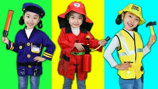직업체험 직업놀이 경찰 소방관 도구를 찾아줘요! 키즈 퍼즐 게임 Wrong Profession Puzzle - 슈슈토이 Shushu ToysReview screenshot 3